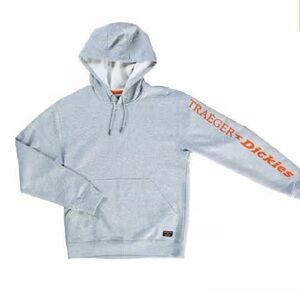 Dickies Gray Sweater with Orange Lettering